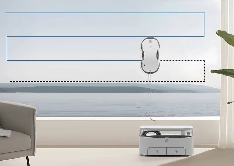 Robotreiniger Windows Glasses Tools Vensterglasreinigingsmop met automatische spray