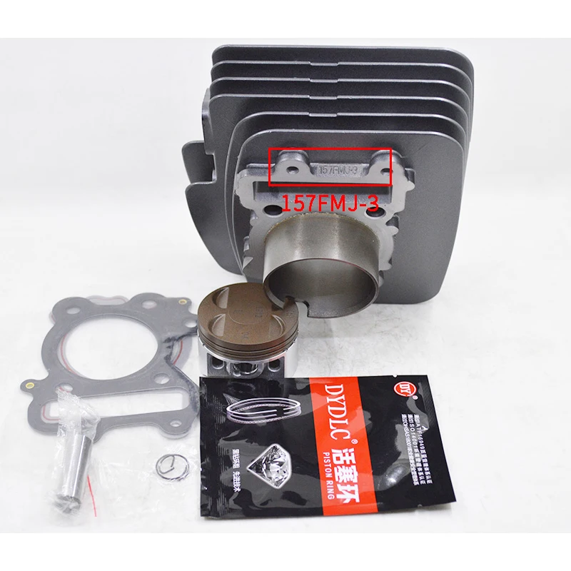 

Motorcycle Engine Cylinder Kit With Piston Pin and Gaskets 57mm Bore for Benelli TNT150 TNT150i TNT 150 i 157FMJ-3 150CM3