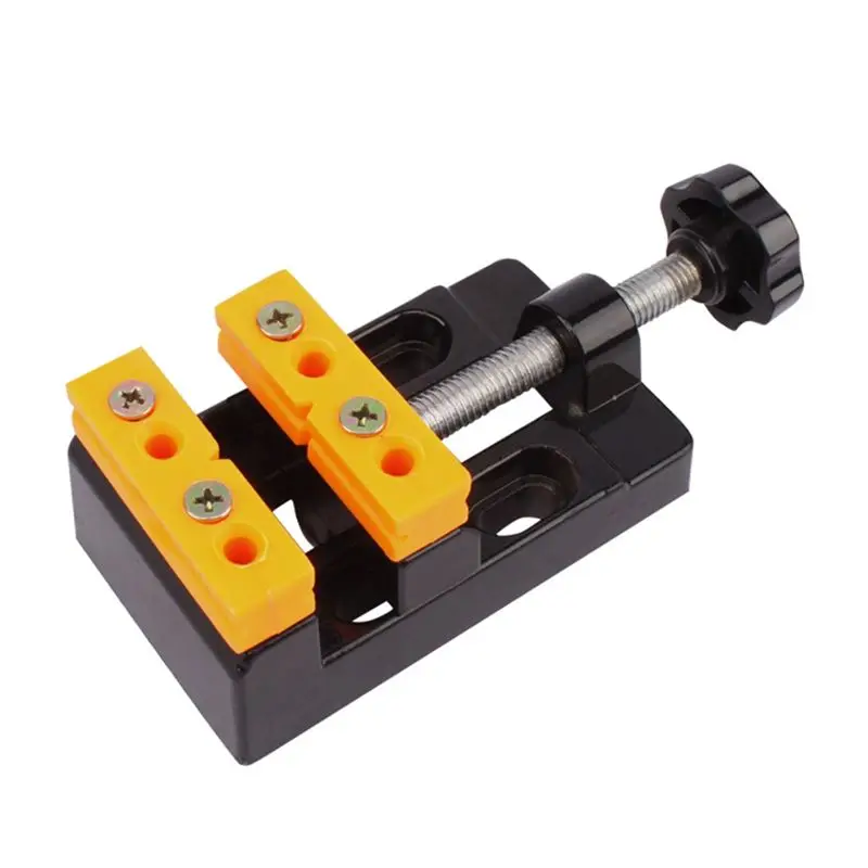

HOT-Universal 57Mm Adjustable Mini Jaw Bench Clamp Drill Press Fixed Table Vise DIY Sculpture Craft Hand Fixed Repair Tool
