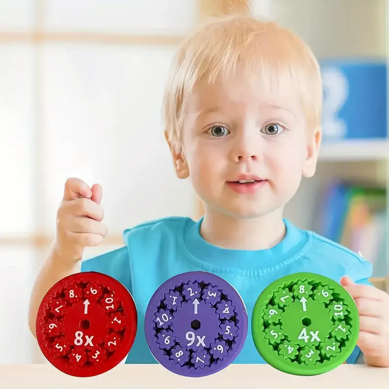 Spinner de matemáticas para niños, juego de multiplicación de matemáticas, 2024