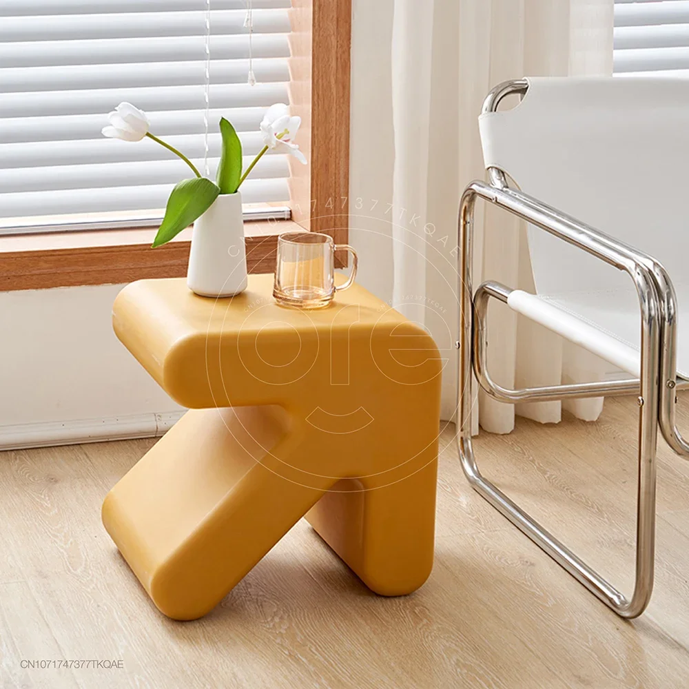 Small Plastic Stools Household Combination Sofas Shoe Changing Stools Modern Living Room Coffee Table Chairs Arrow Low Stools