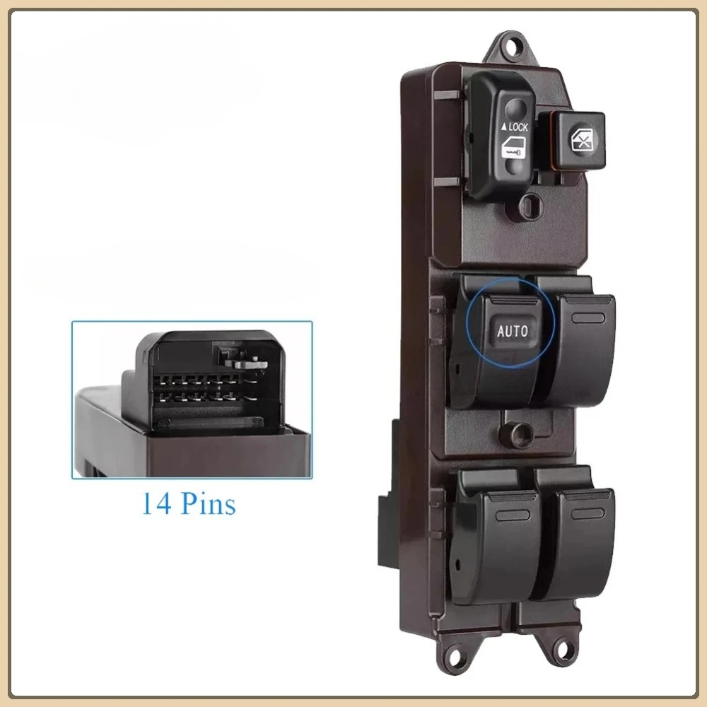 84820-12491 Front Left Electric Power Master Window Lifter Switch Regulator Button for Toyota Matrix Corolla 2003 - 2008