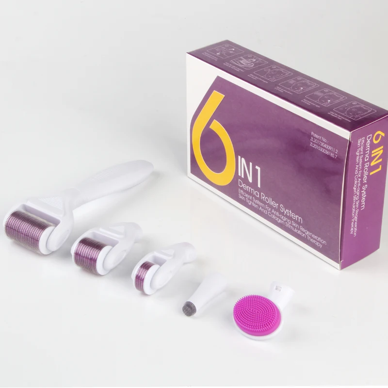 

6 в 1, набор для массажа лица и ухода за кожей, подарочная коробка