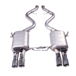 Suitable for BMW M3 3.0T 4.0T V8 models (E90, E92, E93) with 304 stainless steel Catback exhaust system with valves.