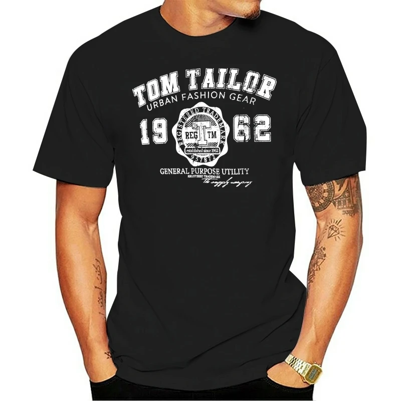 Tom Tailor Men T-Shirt Logo Tee Basic