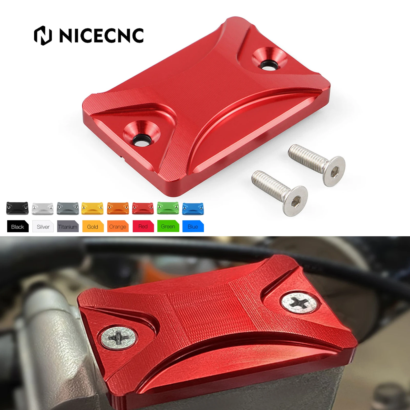 

For Honda CBR 125 150R 250R 500R 600 600RR 600F 900RR 1000RR XR230 Motard NC 700 750 S X Brake Reservoir Cylinder Hydraulic Cap