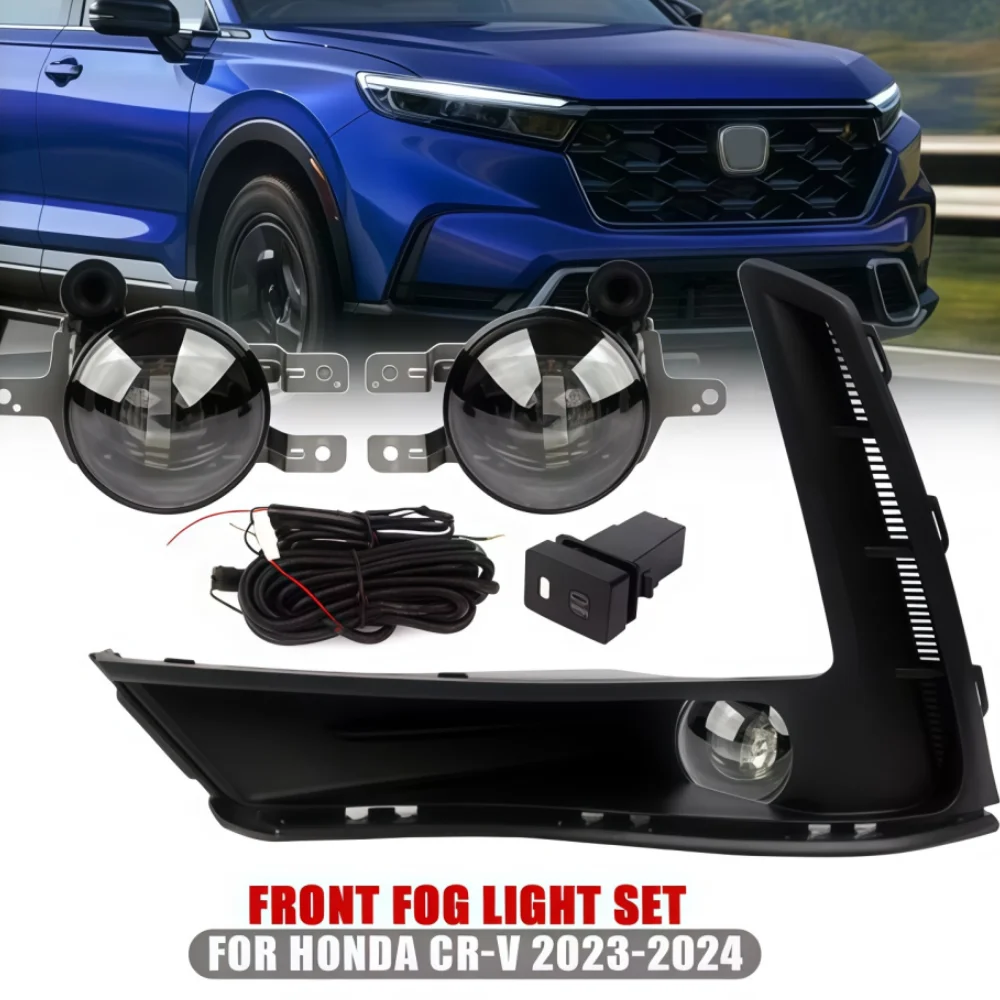 Voorbumperrooster met mistlamp voor HONDA CRV 2023 2024
