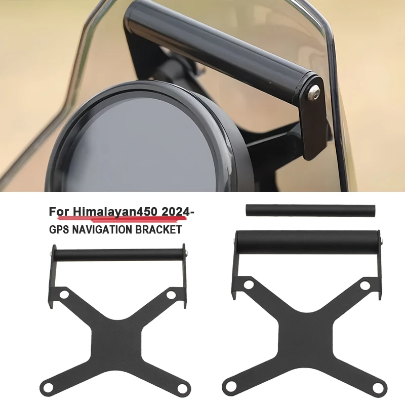 

Fit For Royal Enfield Himalayan 450 2024- GPS Navigation Bracket Phone Holder Stand Himalayan450 Motorcycle Accessories