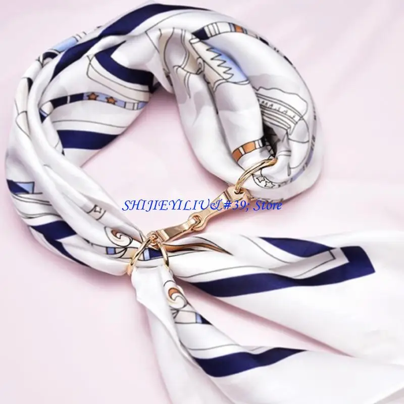 E21F All-match Women's Dual-use Luxury Scarf Brooch Buckle Jewelry Gift Buckle