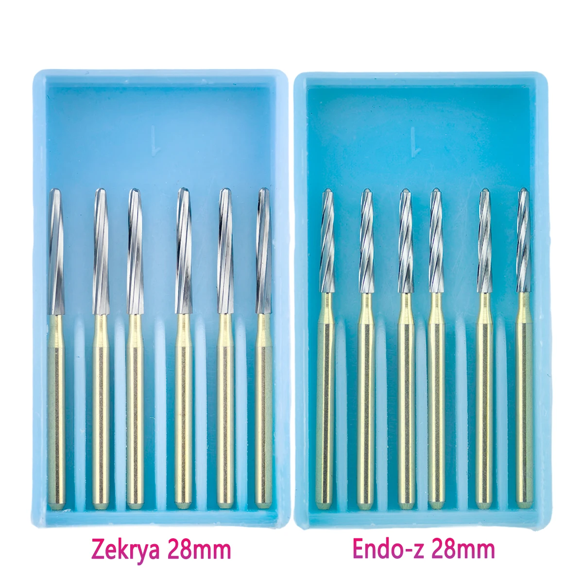 Broca Dental Série FG, Zekrya Tooth Extraction Burs, Endo Z Carbide, Tungsten Burs para alta velocidade Handpiece, 6pcs por caixa