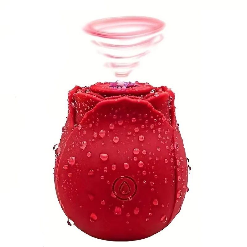 Rose Shape Vagina Sucking Vibrator Intimate Good Nipple Sucker Oral Licking Clitoris Stimulation Powerful Sex Toys for Women
