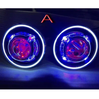 High Performance Car Accessories Starry Sky LED/HID Headlights Aftermarket 7 Color Options Headlamp For Wrangler JK 2007-2017