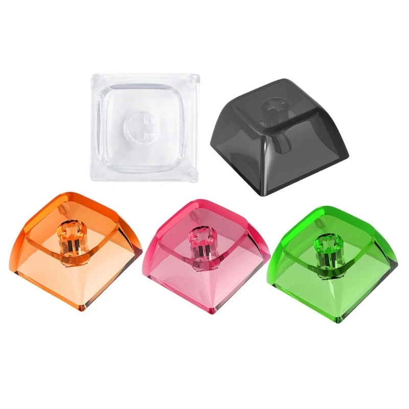 Transparents 1U Blank Backlit Keycaps XDA Height for MX Content Switches