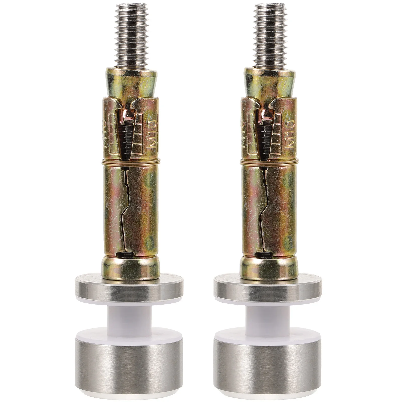 

2Pcs Heavy Duty Stainless Steel Glass Bracket Stairway Railing Support Pin Easy Installation Durable Standoff Screws