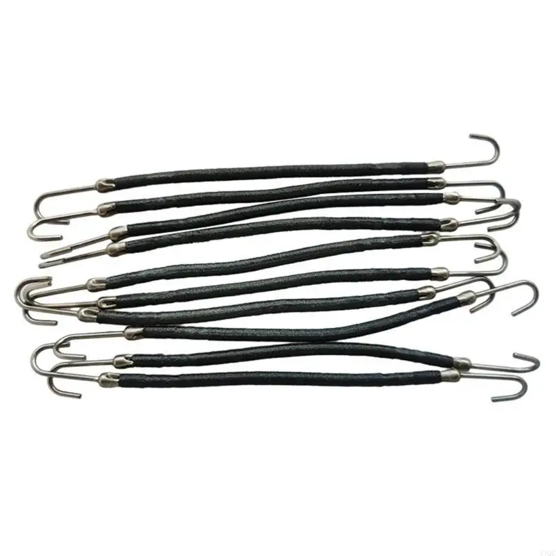 Pack of 10 Hair Hooks for Women Elastic Hair Bands Colorful Hair Scrunchies Tie 