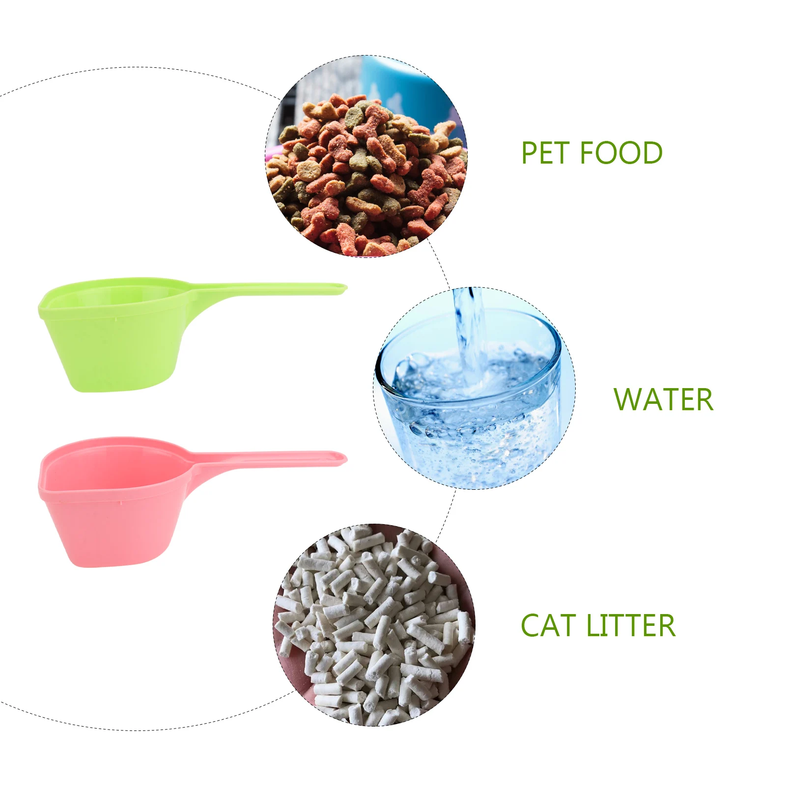 

pet food scoop plastic dog plastic shovel puppy feeding accessories