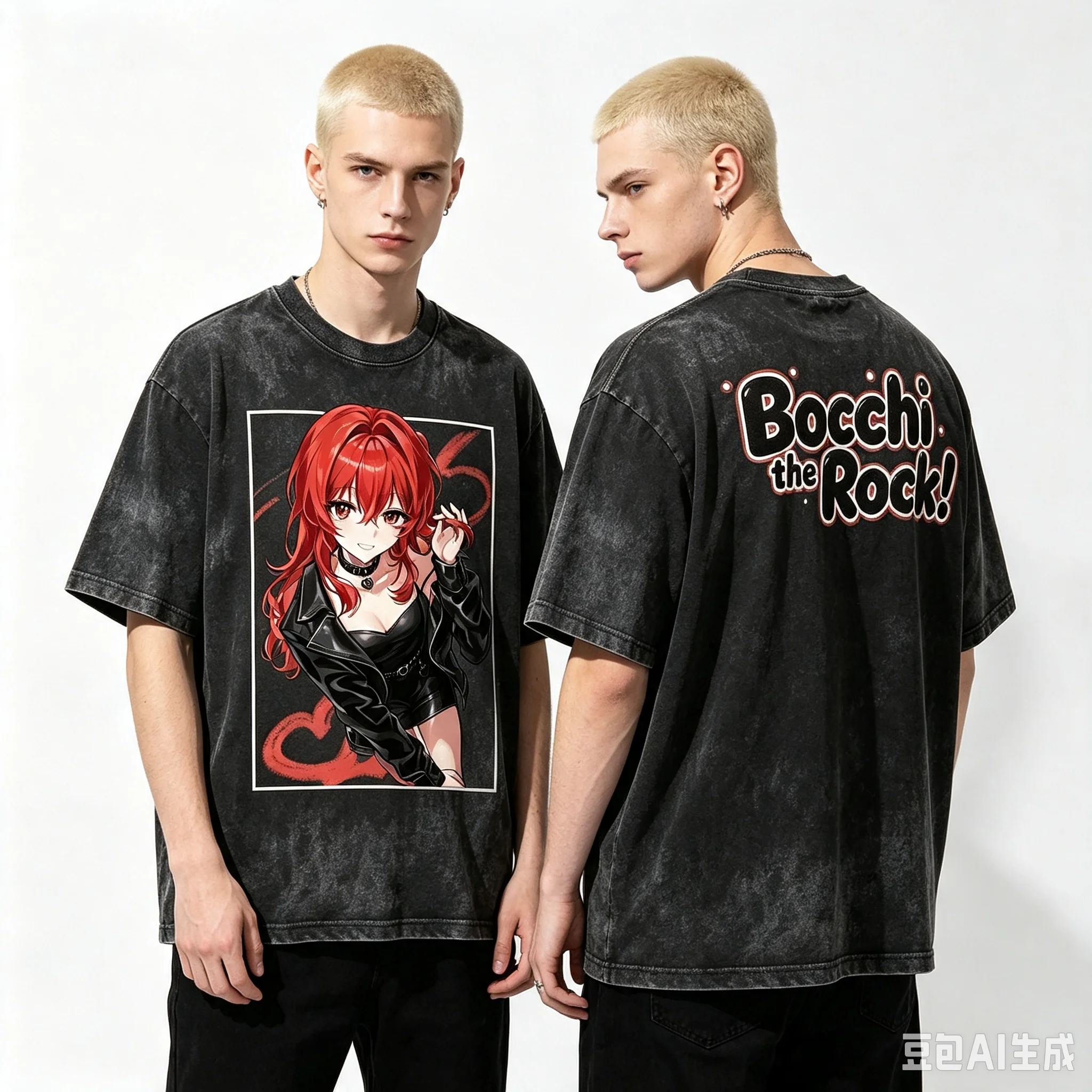 Summer Hot Sale Anime Bocchi the Rock T-shirt Y2K Men Women Vintage Casual T-shirt Hip Hop Streetwear Cotton Oversized T-shirt
