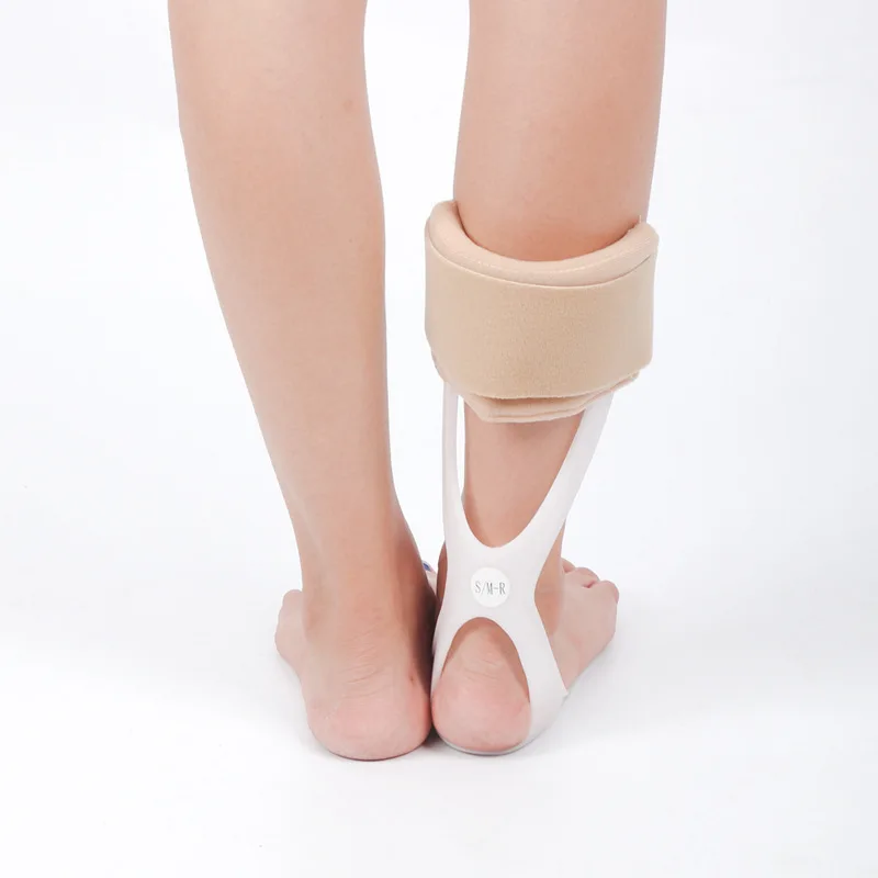 1pcs Ultra Thin Ankle Foot Support Stabilizer Drop Foot Brace Low Arch Half Palm Ankle Splint Foot Orthosis Correction Support