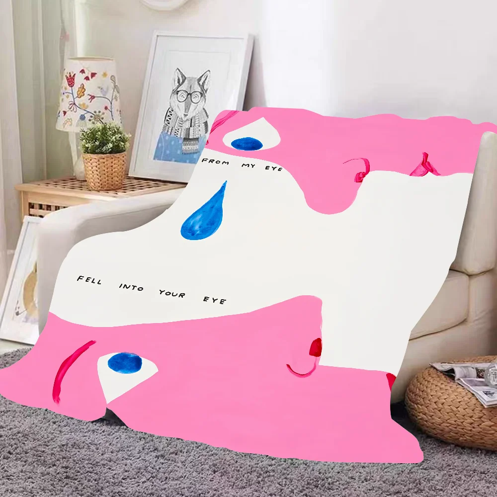 

Artist D-David S-Shrigley abstract animal Blanket Design Lightweight Throw Blanket For Dorms, Naps, Living Room, Office