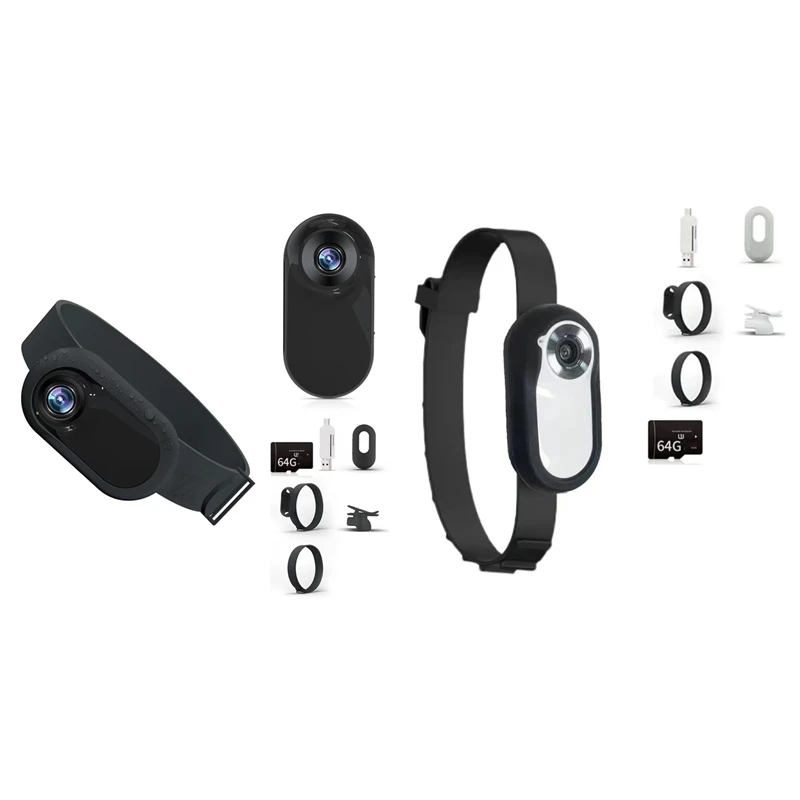 

FUFU HD 1080P Dog Tracker Collar No Wifi Needed Cat Camera Collar Camera With Video Records Cat Dog Gift