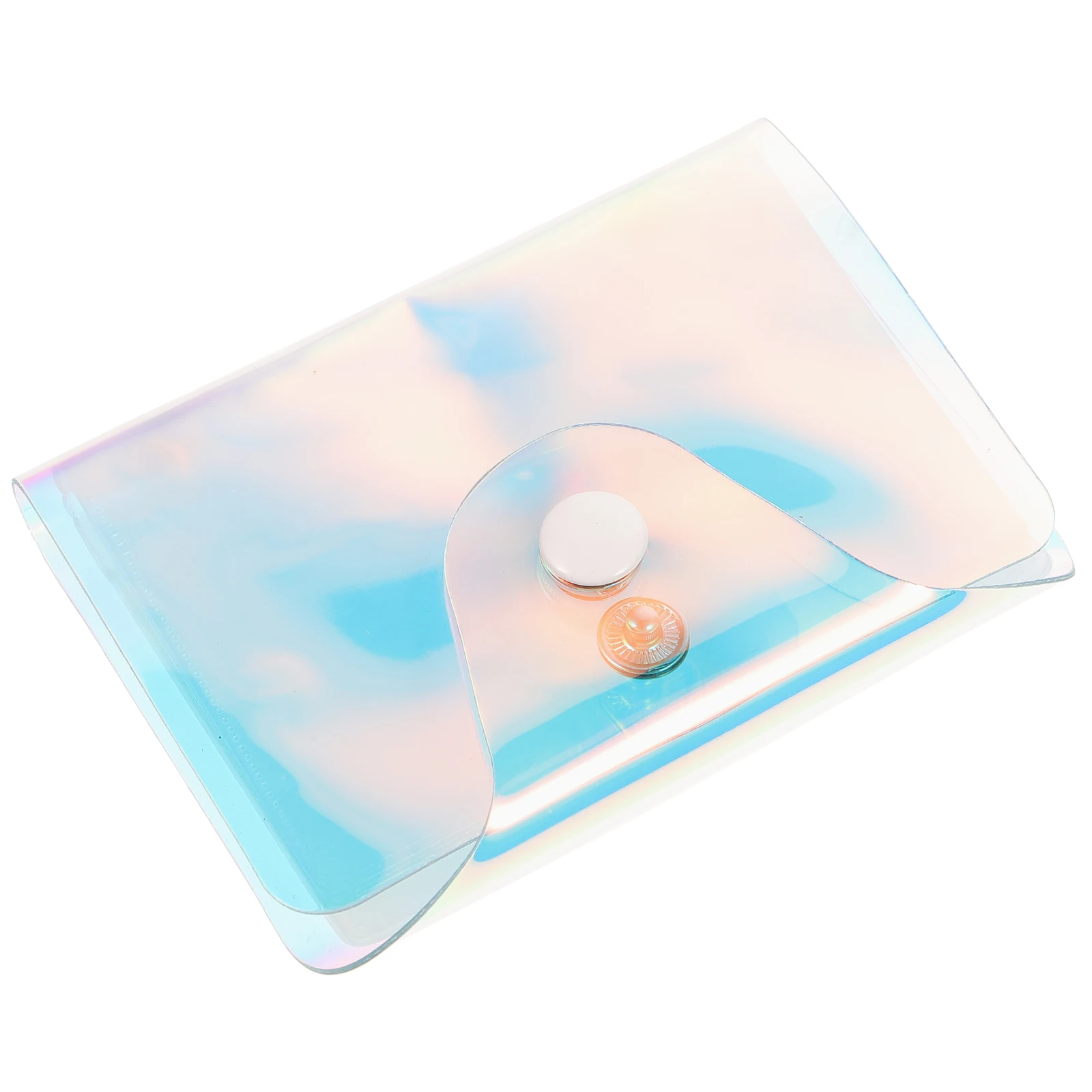 

Multi Card Holder Holographic Wallet for Women Clear Credit Card Organizer Travel Shopping Bag Purses Pretty Gift