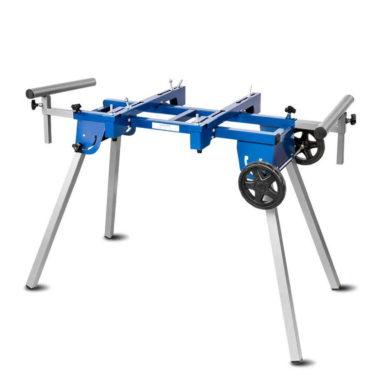 Aluminum Sawing Machine Miter Saw Bracket Workbench Woodworking Table Mobile Bracket Portable Bracket