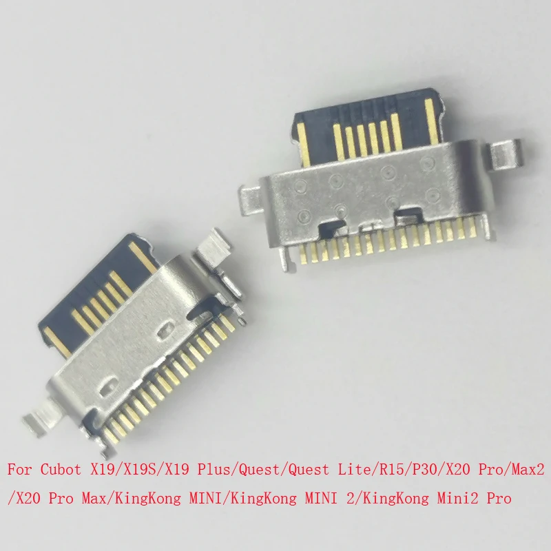1-100Pcs Dock USB Charger Type C Connector Charging Plug For Cubot Quest Lite X20 Pro Max 2 R15 P30 X19S X19 Plus KingKong MINI