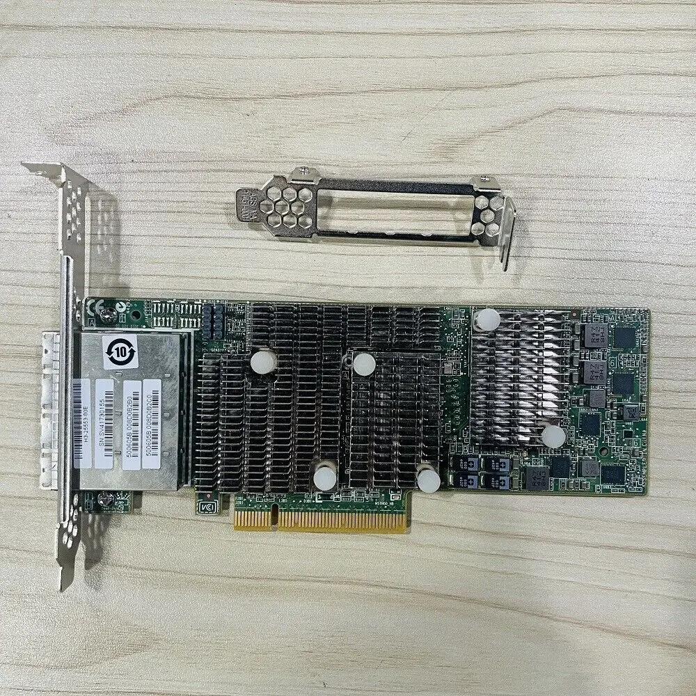 Obrázek 3: LSI 9206-16E PCI-E 3.0 x8 HBA ho mód w/both závorkách SAS2308 ZFS UNRAID FREENAS