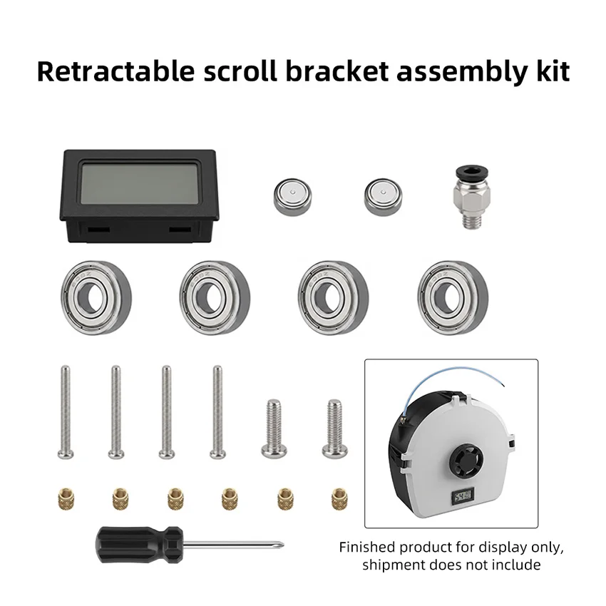 For 3D Printer 1 KG Consumable Recyclable Spool Holder Assembly Kit (Printed Parts Not Included) Accessories