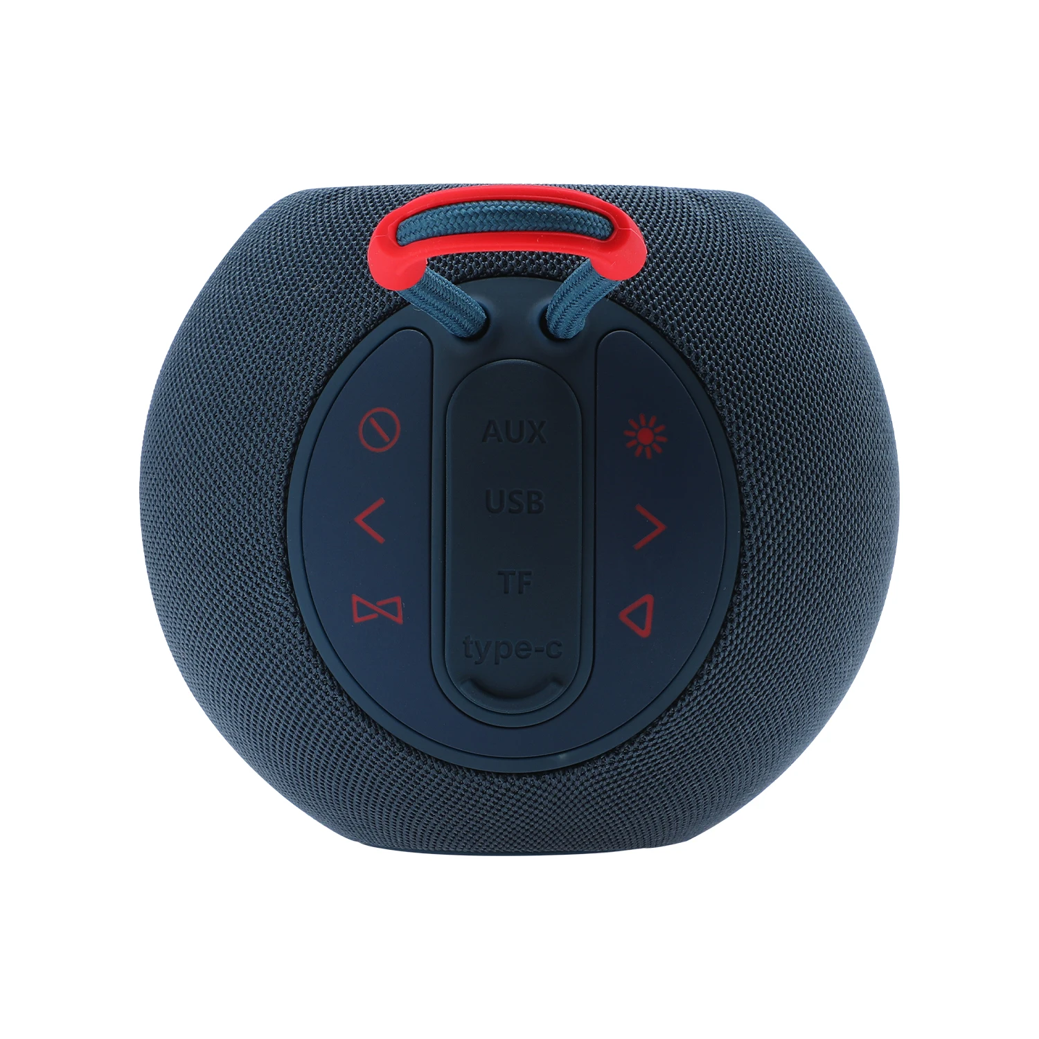 مكبر صوت محمول باللون الأزرق، حجم أعلى، صوت ستيريو واضح، جهير IPX5 مقاوم للماء BT H52 مكبر صوت