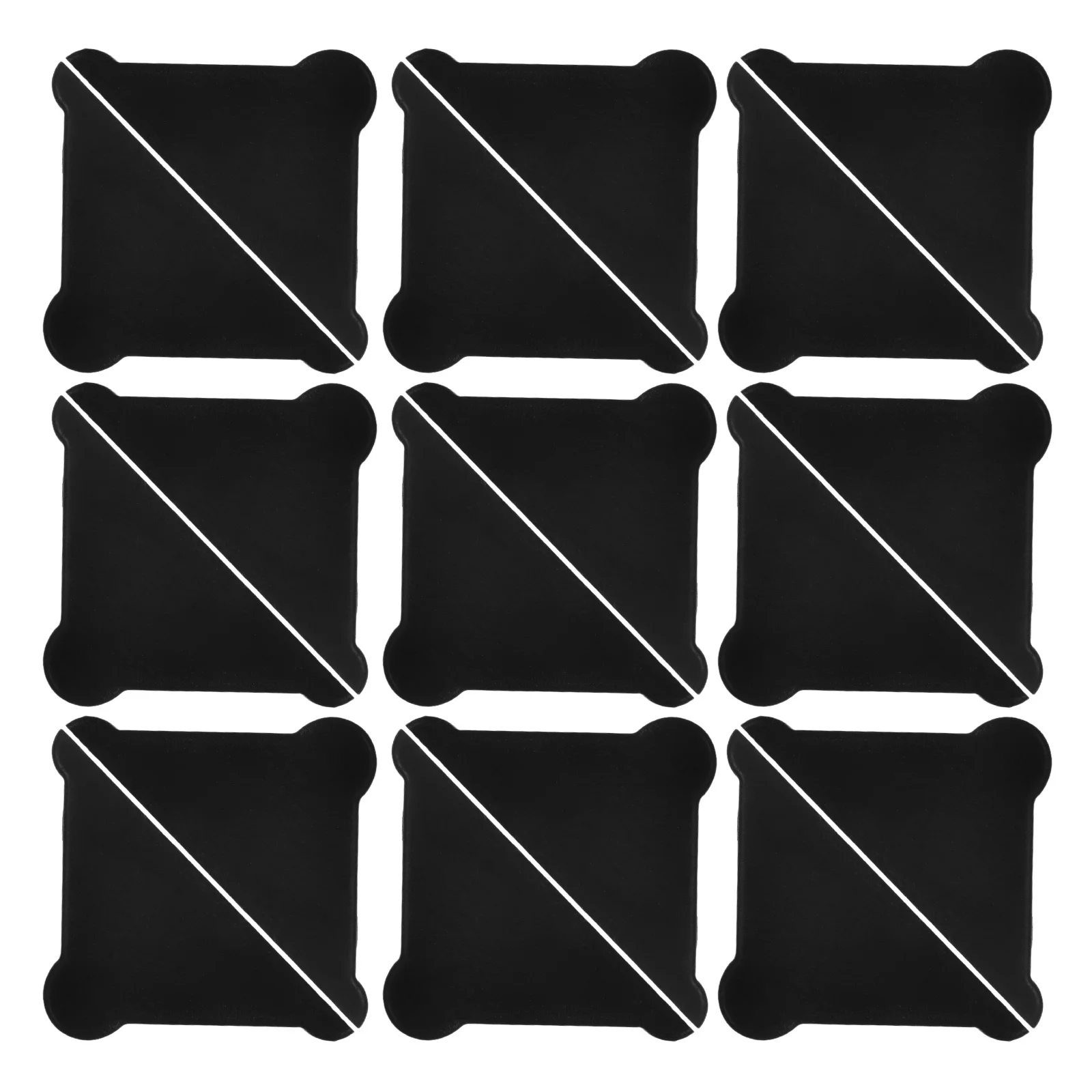 100Pcs Mirror Corner Covers Triangle Plastic Packaging Guard Safety Bumper Protective Protector Board Corner Protector