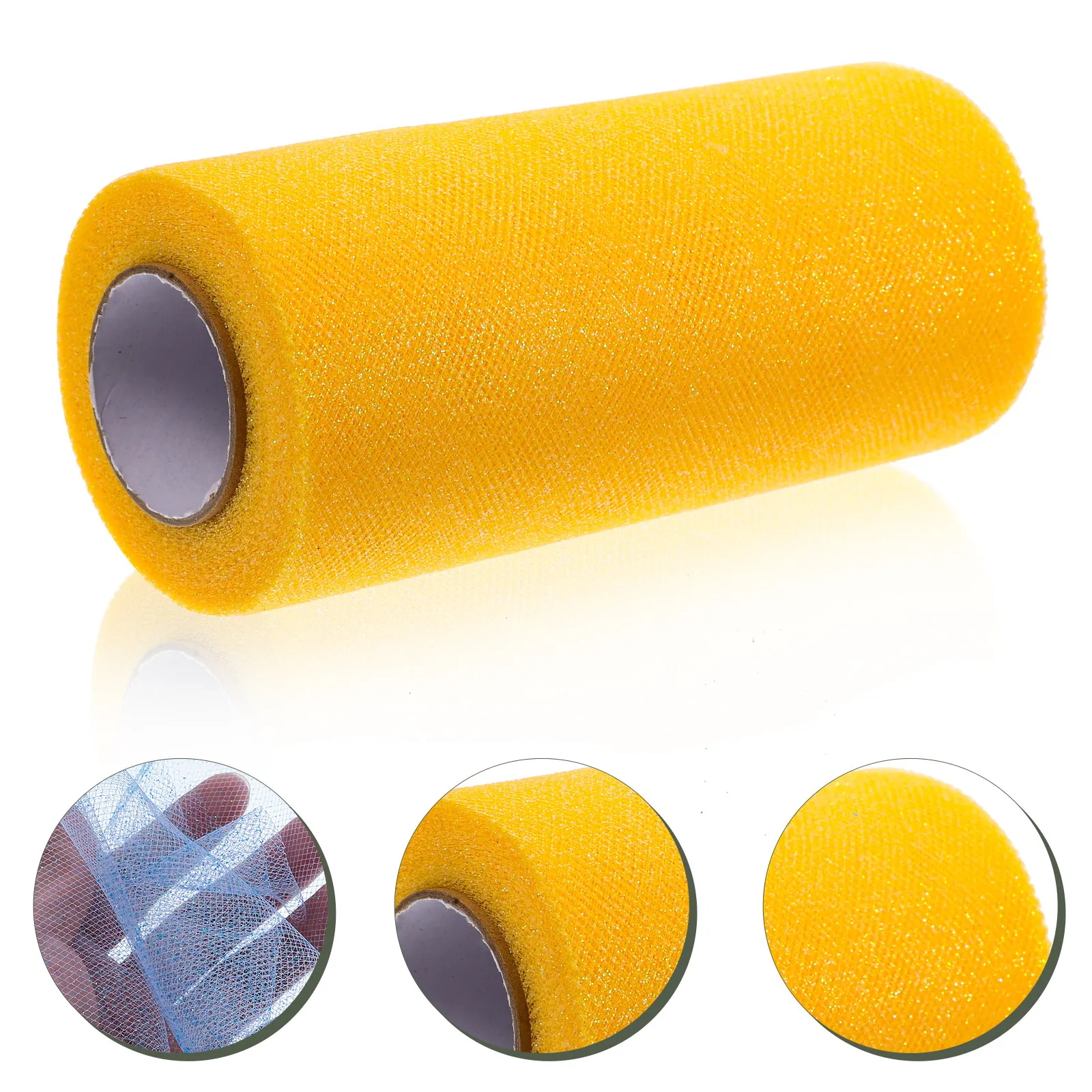 

Рулон премиальной полиэстеровой сетчатой ленты для упаковки подарков, украшения цветов, поделок своими руками, праздничных и свадебных декораций