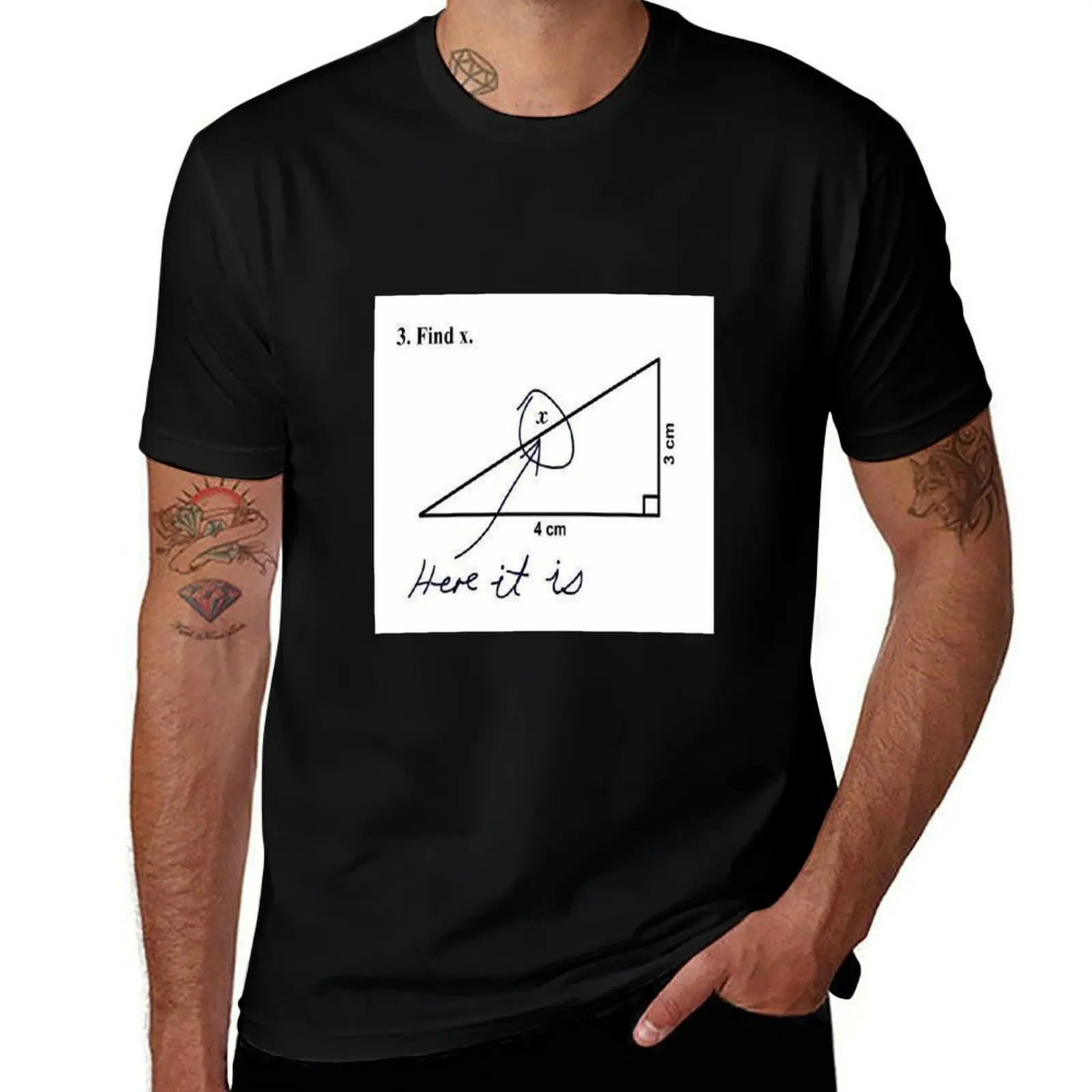 Find X Math Joke T-Shirt Holiday All Match T-Shirt