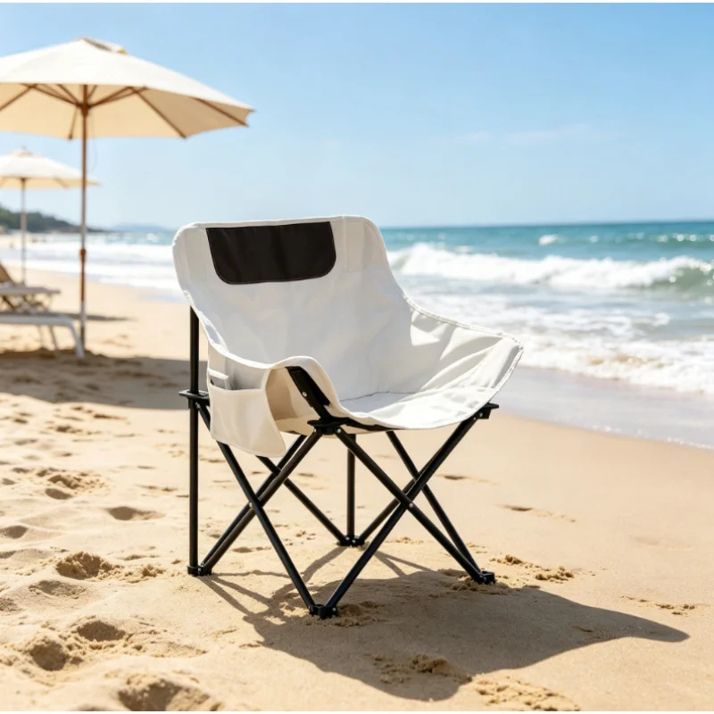 

Portable Folding Moon Camping Chair, Outdoor Chair for Picnic Fishing Sketching Hiking Travel