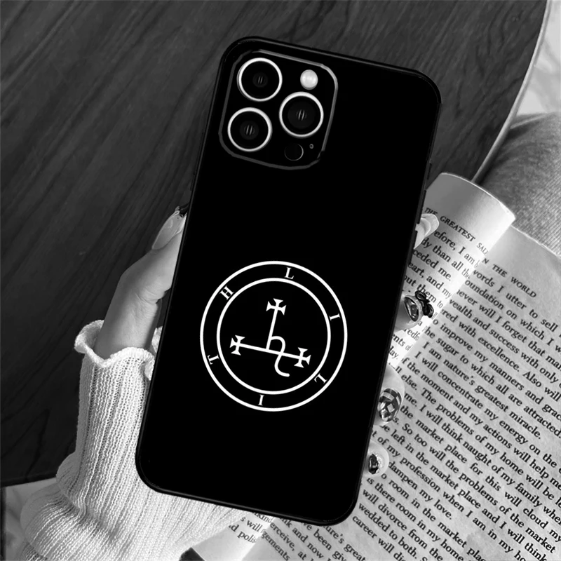 Sigil of Lilith Case For iPhone 16 15 14 13 12 11 Pro Max XS XR X 6 7 8 Plus 13 12 Mini Protection Back Cover