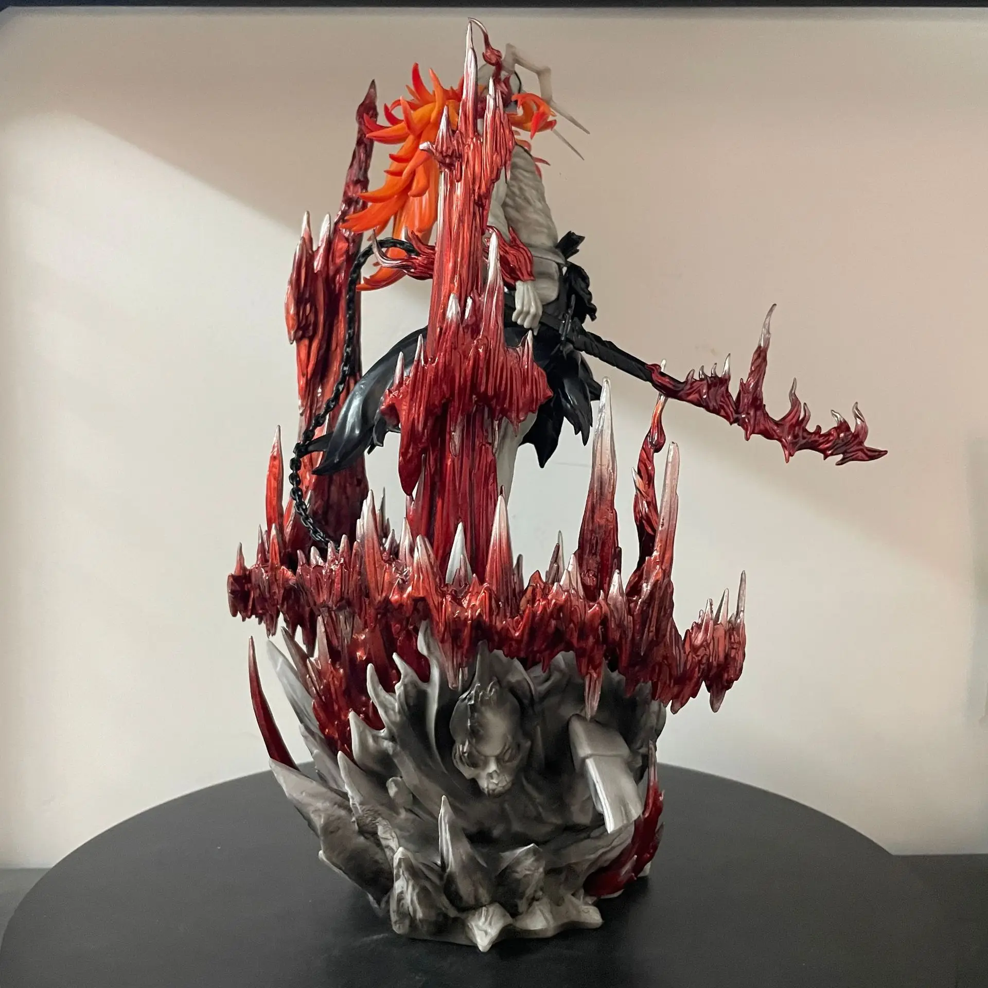 35cm Bleach Kurosaki Ichigo Hollowfication Ulquiorra Cifer Anime Figurka Model Gk Statue Collection Desktop Decoration Ornament