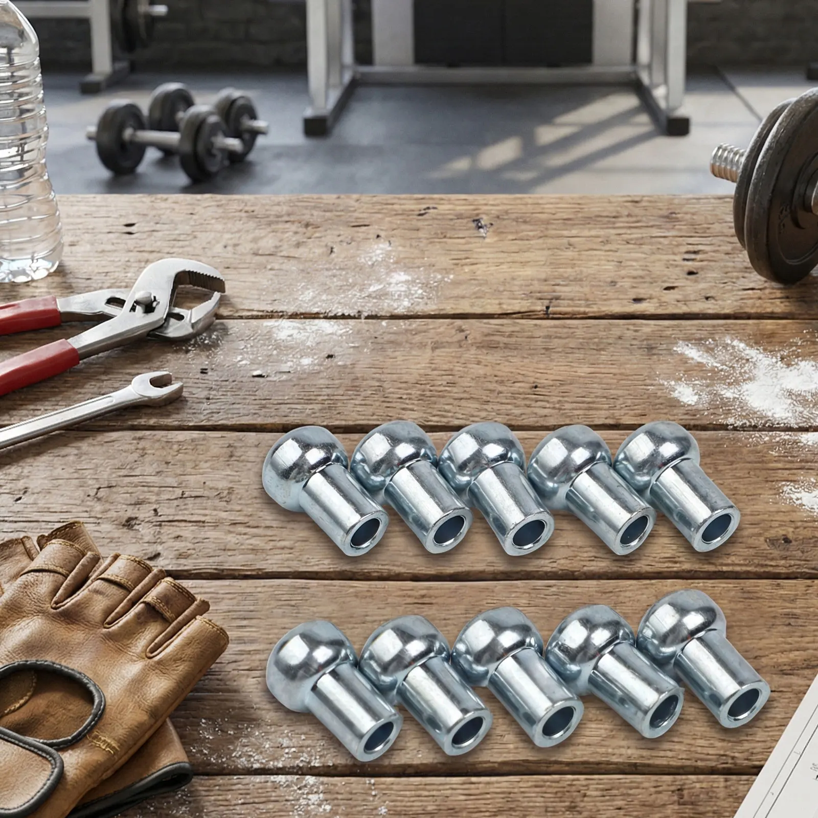 

10 шт. кабельных шариковых наконечников для концевых стопоров тросовых машин, совместимые с кабелями 5 мм и 6 мм, аксессуары для соединения проводов