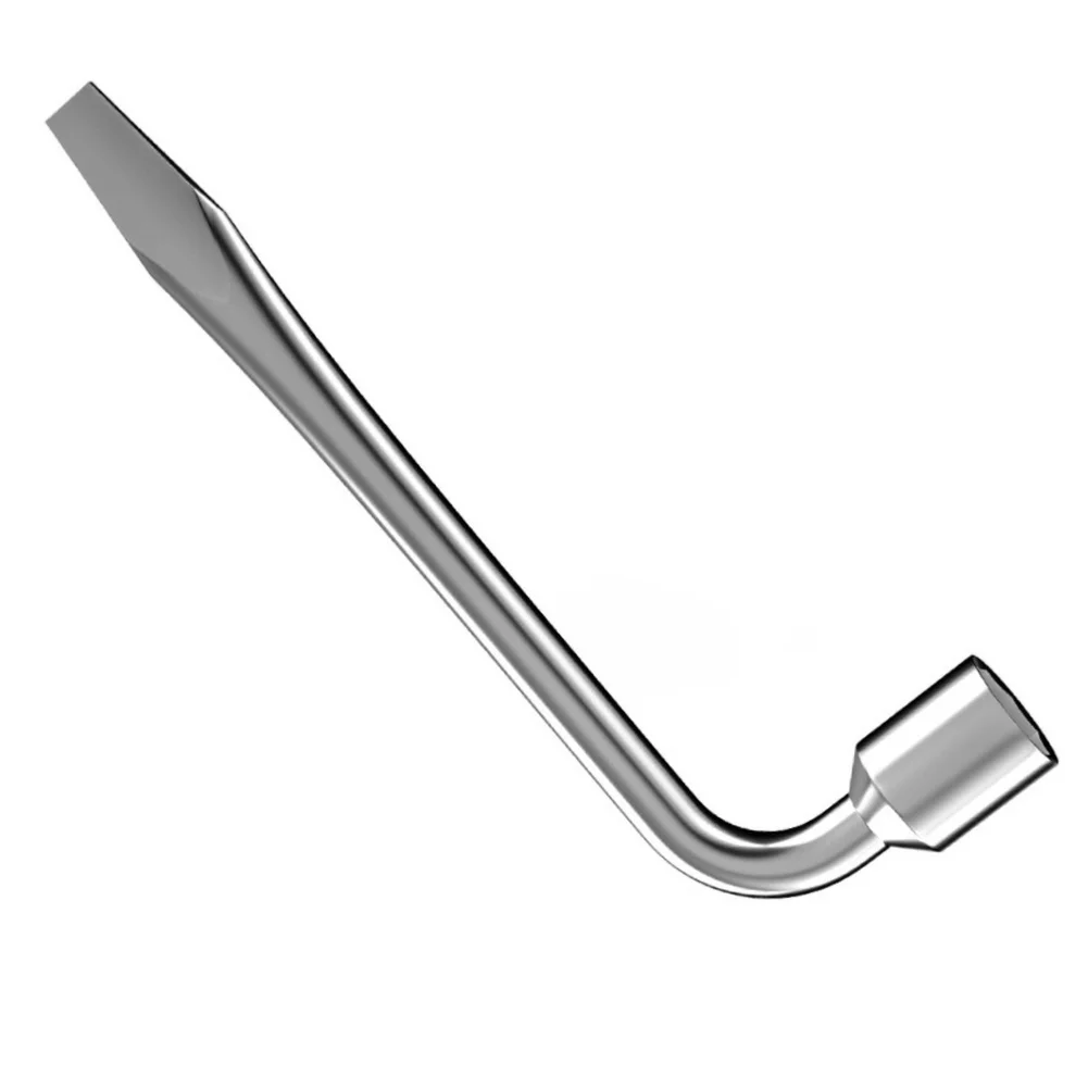 Chrome Plating Wrench Tire Wrench Set Tire Change Rust Resistant Tool Edge Ground Flat Head Precision-Engineered Scraping