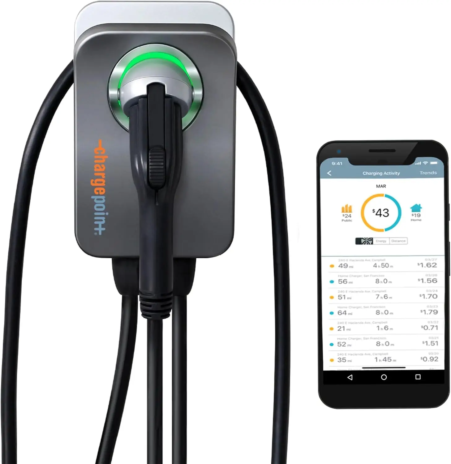 Level 2 EV Charger J1772, Home Flex 14-50 Electric Car Charger