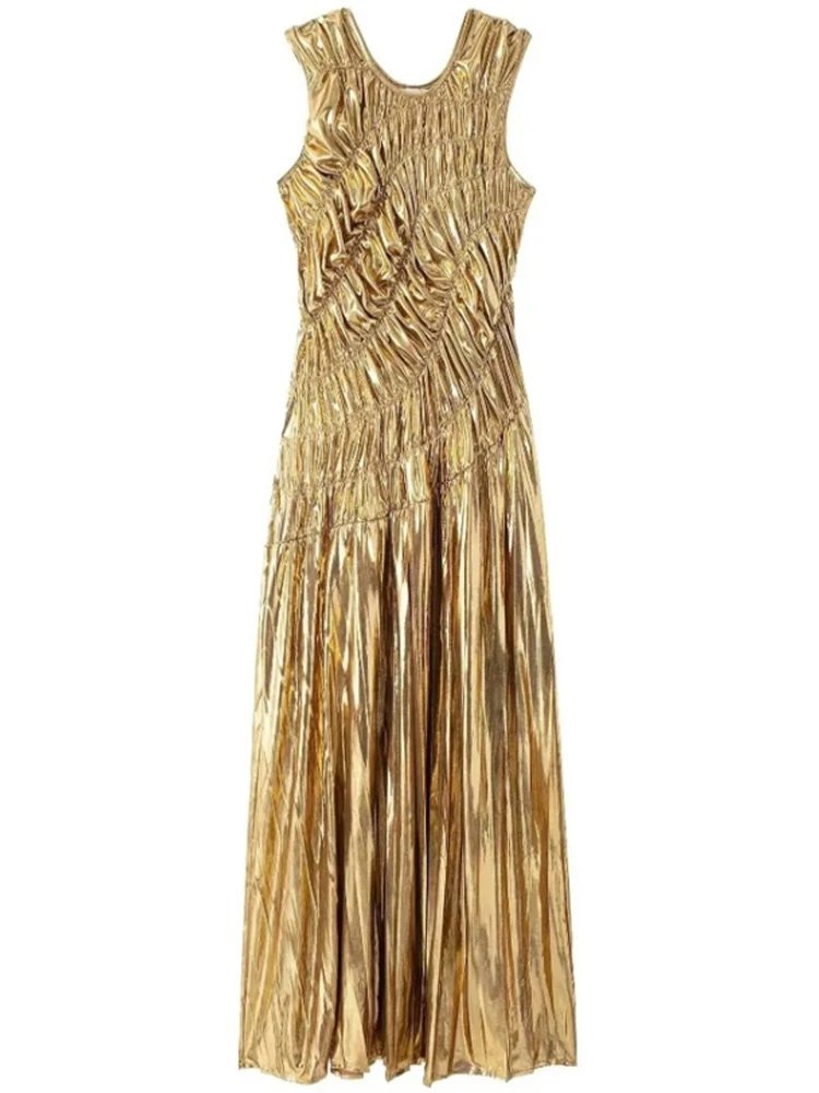 Sexy Y2K Folds Gold… - image