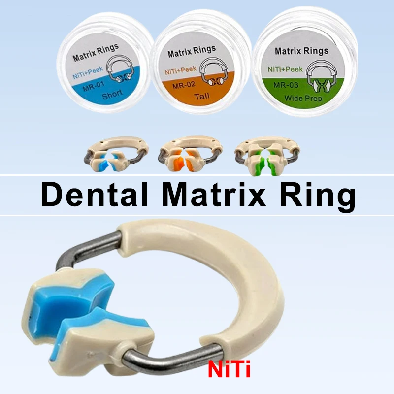 Dental Matrix Bands Niti Spring Clamping Ring Sectional Contoured Short/Tall/Wide Prep Dentistry Instrument