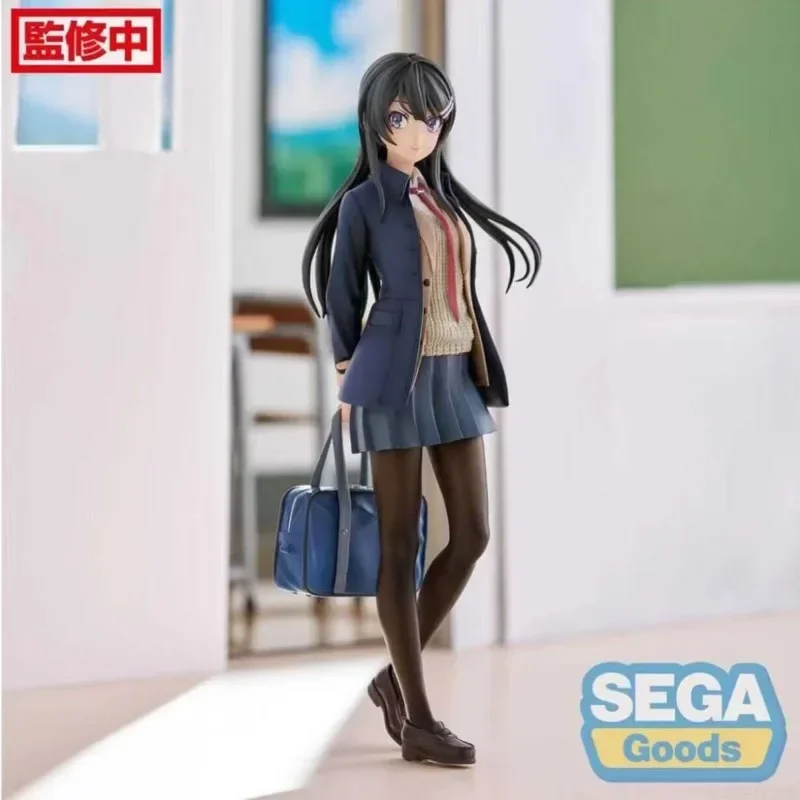 In Magazzino Originale Genuino SEGA Rascal Non Sogna Coniglietta 18 cm Sakurajima Mai Anime Figura Modello Giocattoli Collezione Regali