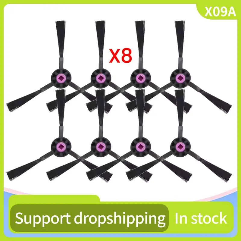 

X09A For JONR P20 PRO Vacuum Cleaner Spare Parts Side Brush Efficient Spare Cleaning Replacement Parts 8PCS