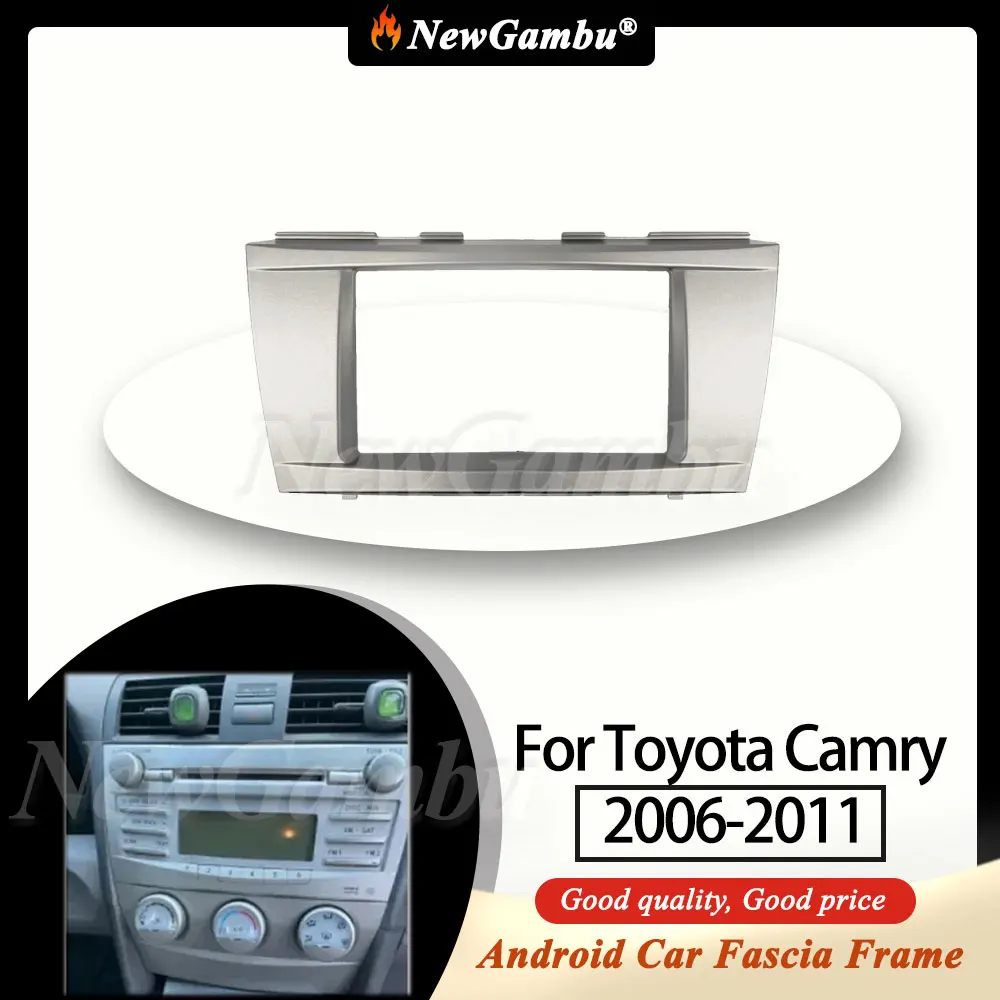 

Автомагнитола NewGambu 2 Din для Toyota Camry 2006-2011, рамка без кабеля, комплект крепления GPS, отделочная панель