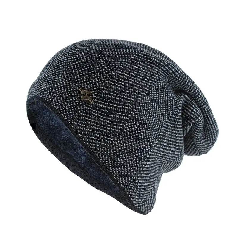 MijYoupin – chapeau chaud d'hiver tricoté pour femmes et hommes, bonnets Skullies Plus épais en velours, pour le cyclisme en plein air et le ski