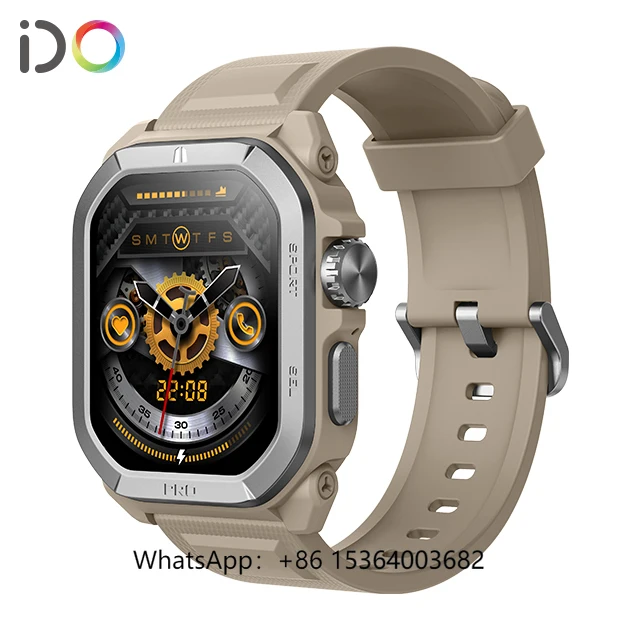 

TJXL-GPS Sport Smart Watches 1.85inch TFT Screen Outdoor Smartwatch 5ATM Waterproof Digital Smart Watch Band Custom Women Men Re