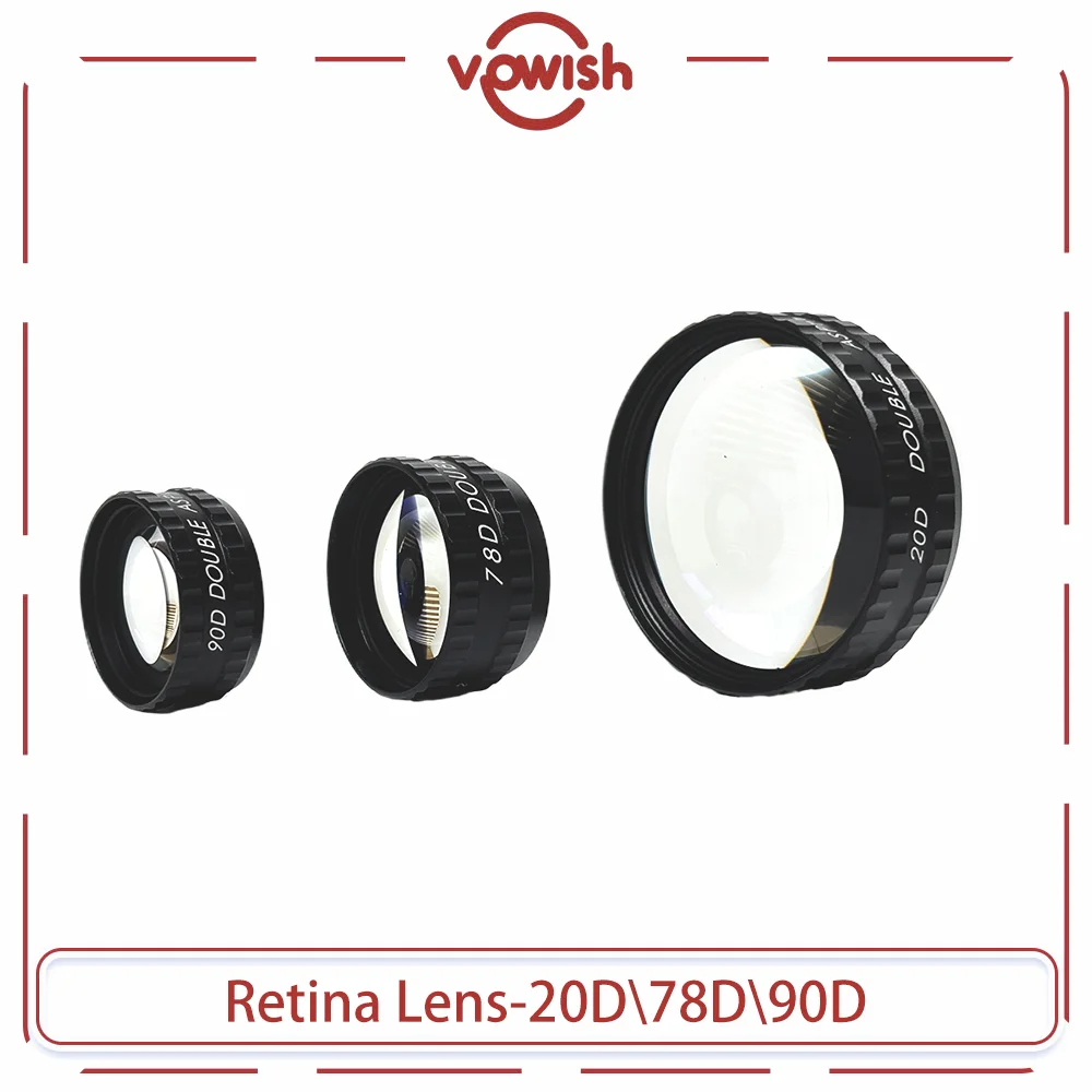 

Линза для оптических инструментов 20d 78d 90d для осмотра щелевой лампы Fundus Асферическая сетчатая линза Офтальмологическая диагностика
