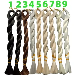 Long Doll Hair Soft Milk Silk Synthetic High temperature Wig BJD Transplant Toy Hair Rooting