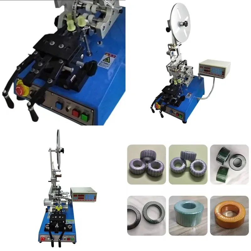 for Fully Automatic Magnetic Ring Coating Machine Common Mode Transformer Wrapping Machine Ring Inductor Coil Automatic Tape