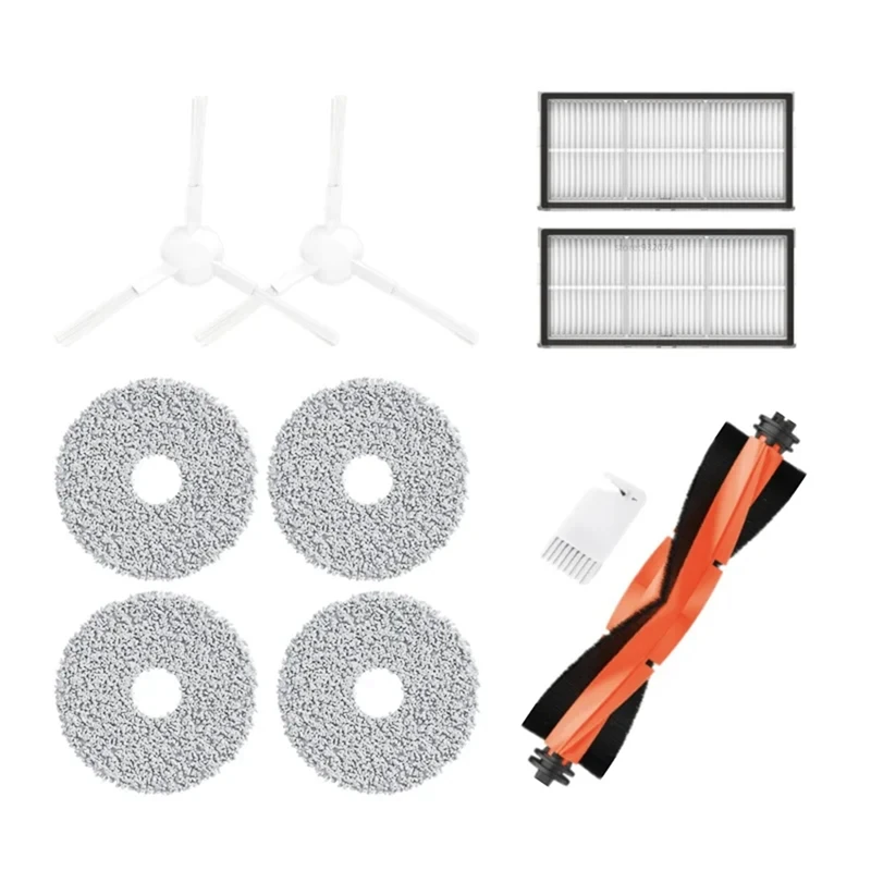 قطع غيار مكنسة كهربائية لـ شاومى ميجيا ، M30 S ، d103cp ، الكل في 1 ، فرشاة جانبية رئيسية ، فلتر ، قماش ممسحة